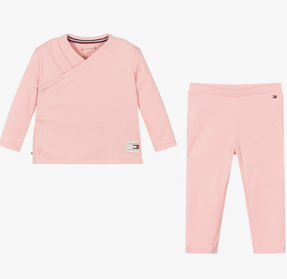 Tommy Hilfiger Baby Pink Leggings Set