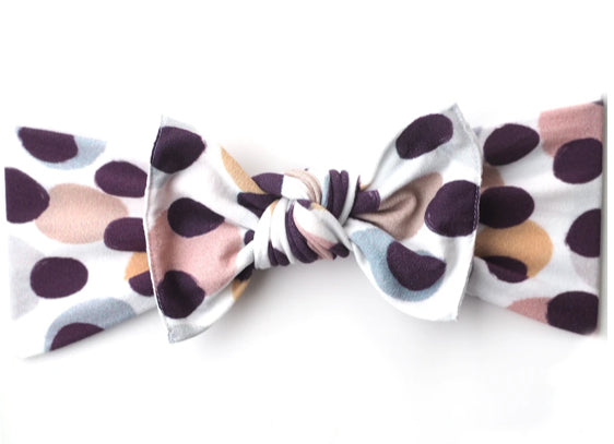 Little Bow Pip | Mocha Dot Pippa Bow