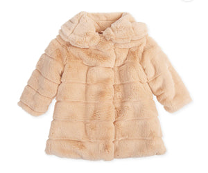 Tutto Piccolo Faux Fur Coat