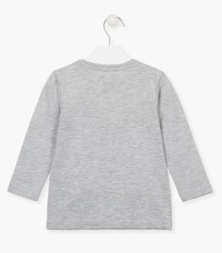 Losan Boys Long Sleeved Top in Grey