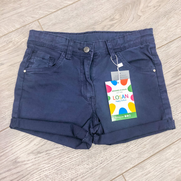 Losan Girls Shorts in Navy