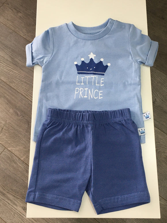 Blue Seven Blue 2-piece Little Prince Shorts Set