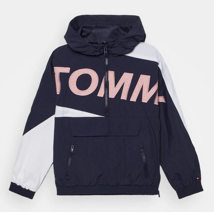 Tommy Hilfiger Hooded Logo Chicago Windbreaker