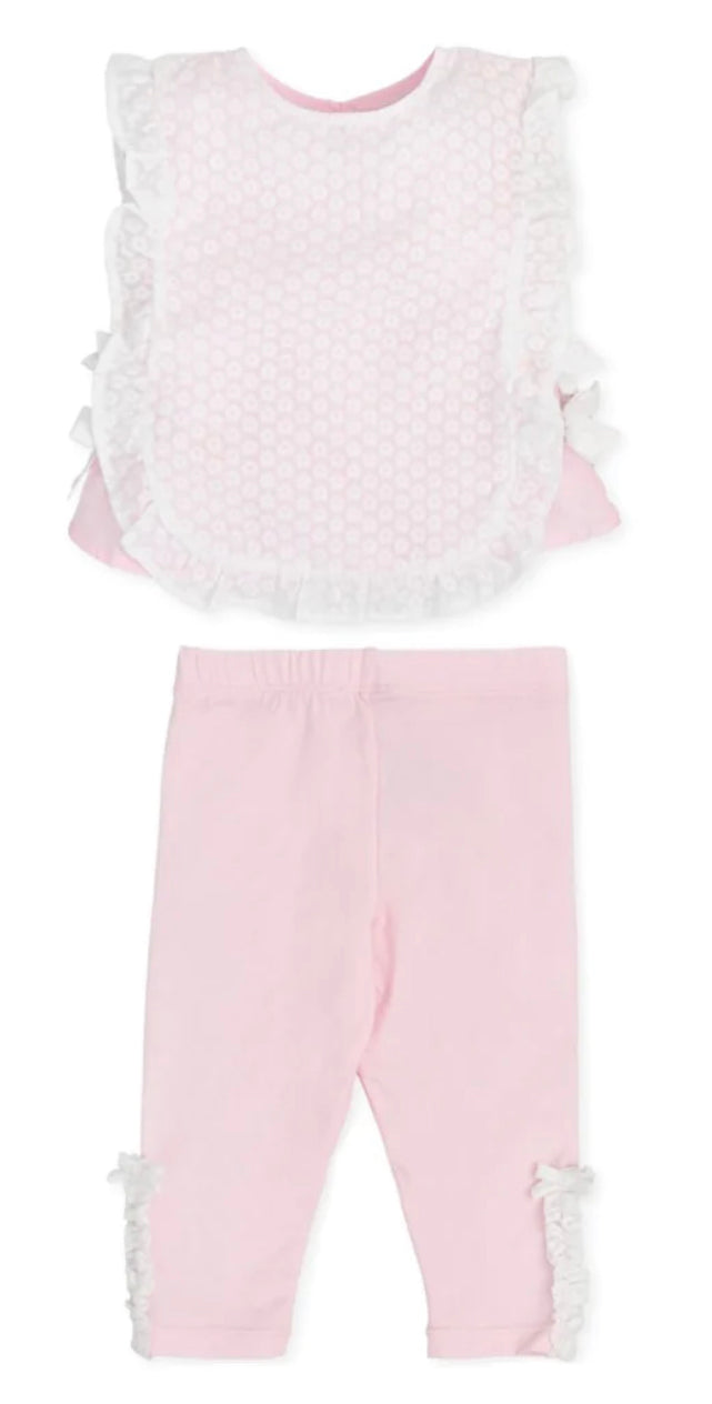Tutto Piccolo Pink & White Lace Set