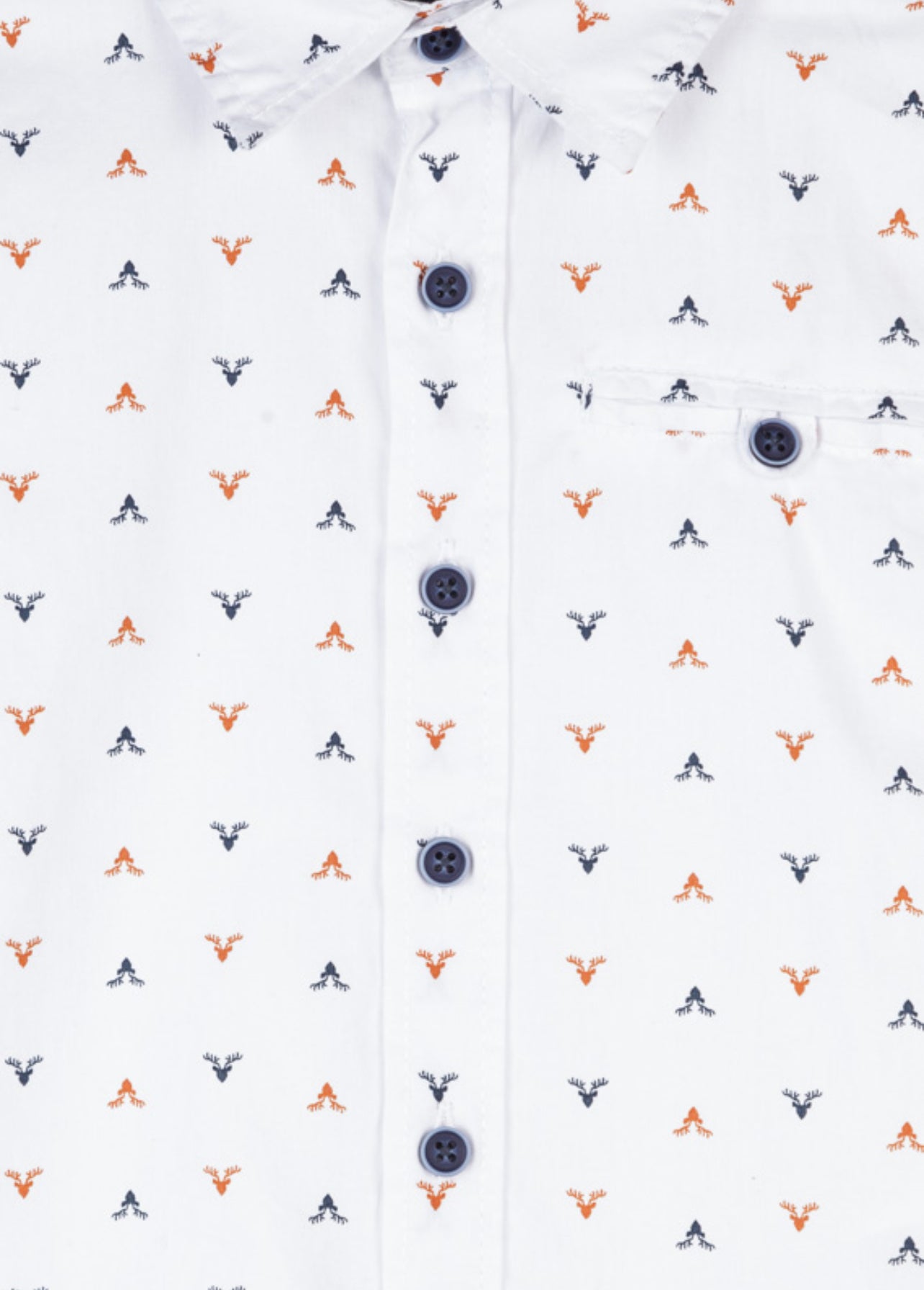 Losan White Patterned Shirt