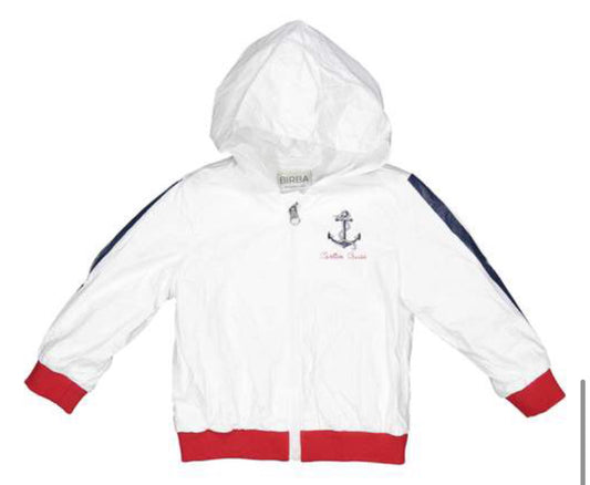 Birba Boy White Parka