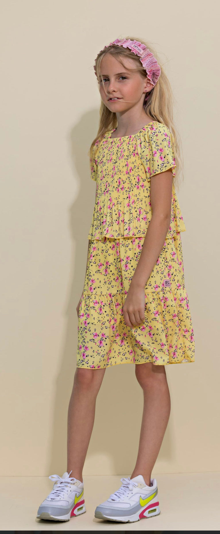 NoNo Mill Dress with Plisse Toppart