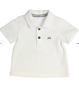 GYMP White Polo Shirt