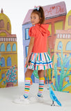 A*Dee | Ursa | Stripe Frill Hoody Dress