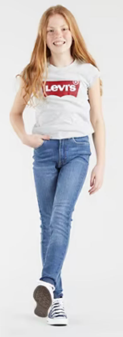 Levi’s Girl 720 High Rise Skinny Jeans - Hometown Blue