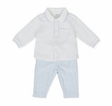 Tutto Piccolo Blue 2 Piece Soft Touch Trouser Set