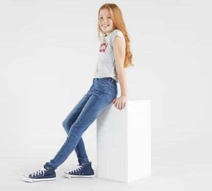 Levi’s Girl 720 High Rise Skinny Jeans - Hometown Blue