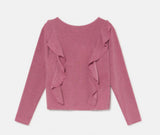 Compañia Fantastica Mini | Pink Ruffle Top