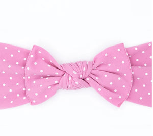 Little Bow Pip | Pink Teeny Dot Pippa Bow